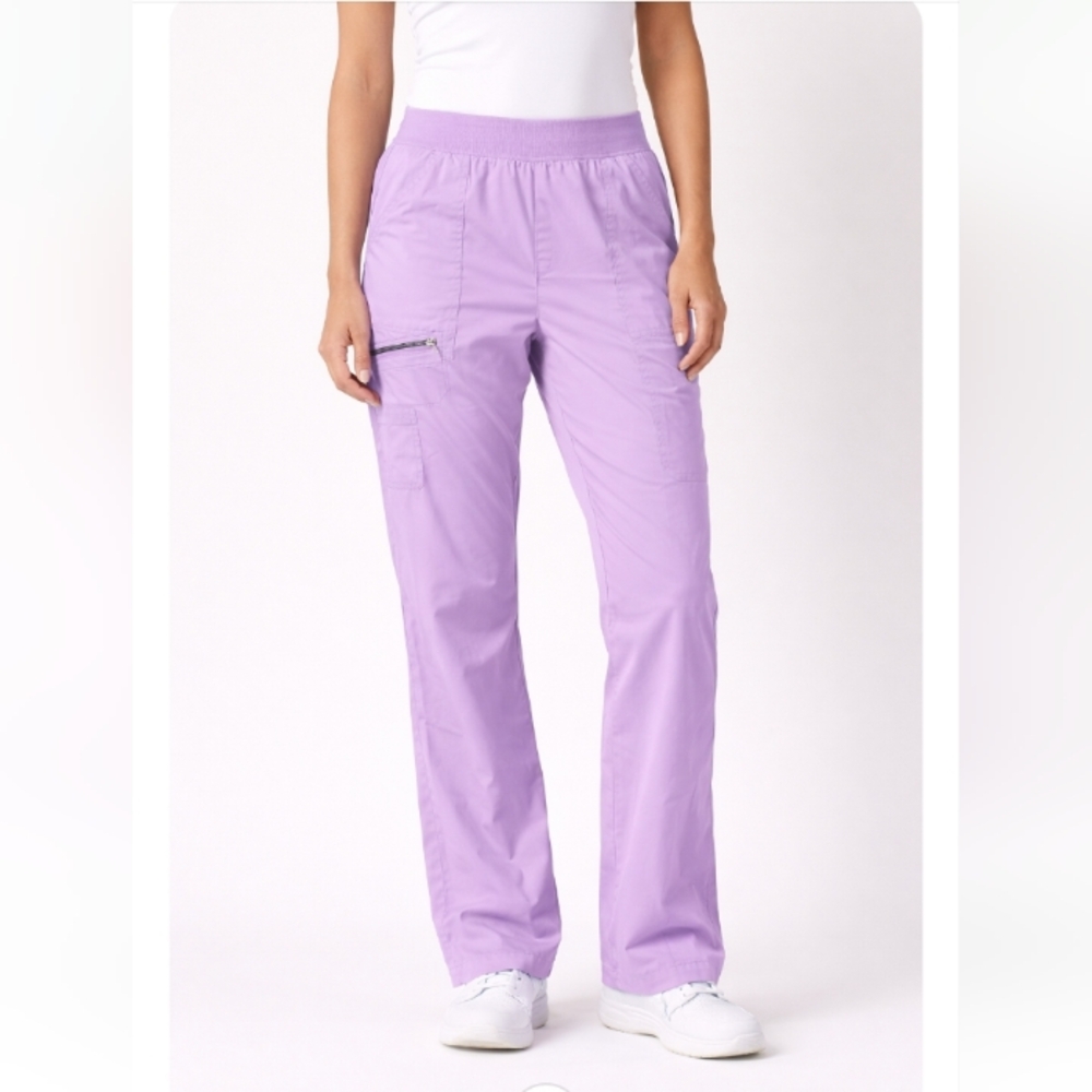 Beyond Scrubs Lavender XL Scrub Pants | 6 Pocket Stretch Medical Uniform